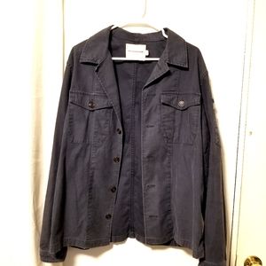 Guideboat Co. Mens large platoon shirt jacket navy